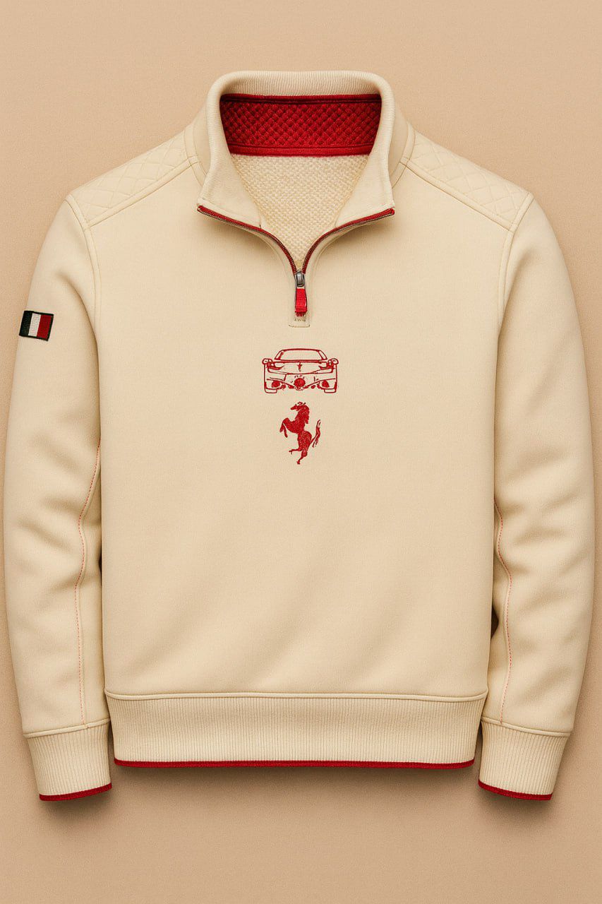 FERRARI QUARTER-ZIP